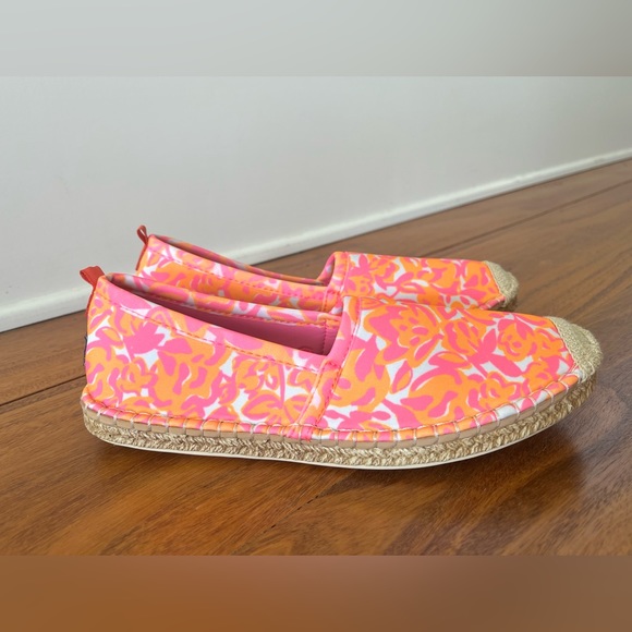 NEW Vinyard Vines Seastar Beachcomber Espadrille Water Sandals Summer Blooms, 8 - Picture 4 of 11